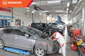 Sửa chữa xe ô tô - Honda Ôtô Cộng Hòa - CN Công Ty CP XNK & Dịch Vụ Ôtô Mặt Trời Mọc